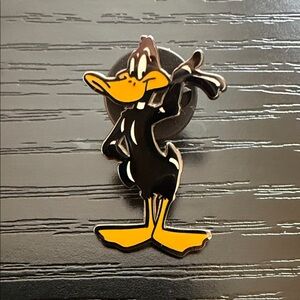 Warner Bros. Black and Gold Cartoon Bird Pin